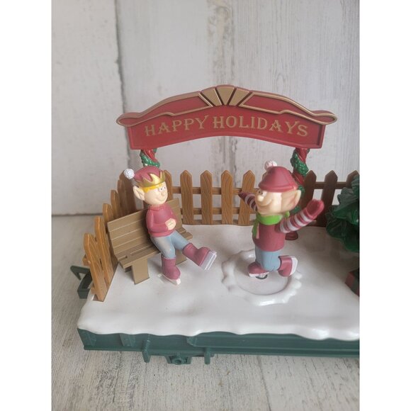 Eztec G scale elf ice skating santa express train cart - Picture 3 of 7